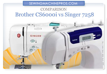 brother cs6000i vs singer 7258